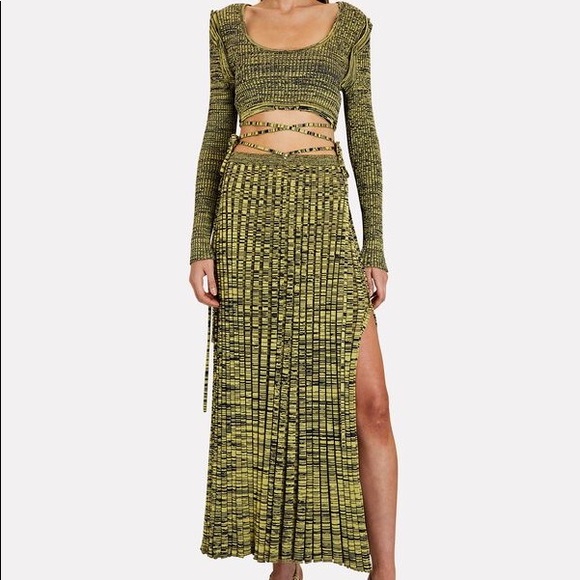 CHRISTOPHER ESBER Space-dyed convertible crop top & skirt set - Picture 7 of 7